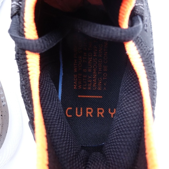 NEW Size 9 Men\'s Under Armour Curry Flow 8 Snakeskin Basketball Shoes Black main image 4
